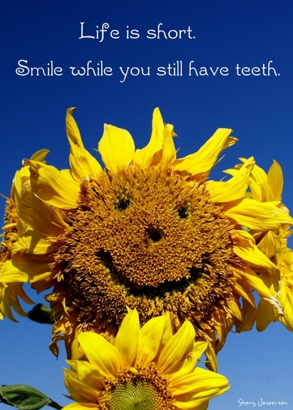 Smile, Sunflower.